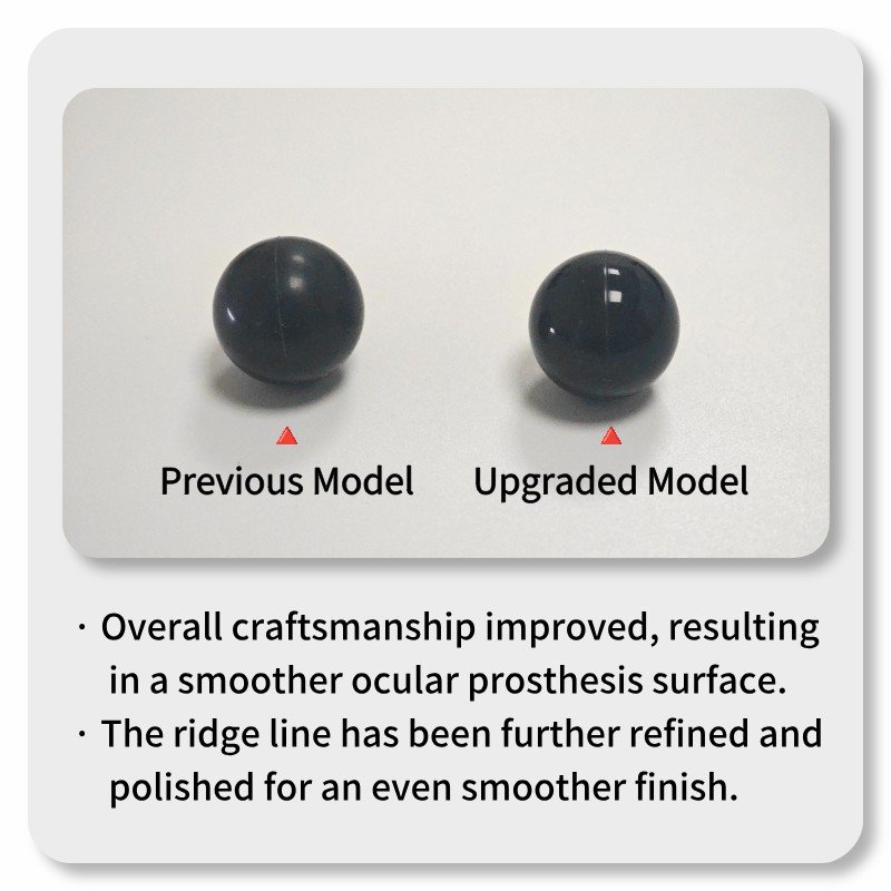 Veterinary Ocular Prosthesis in use