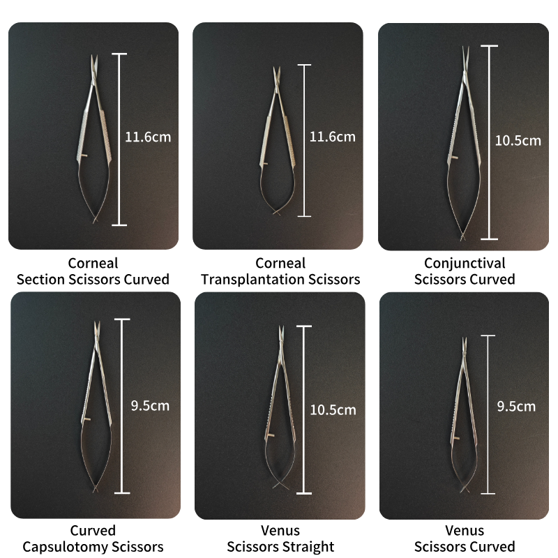BeneMount Veterinary Ophthalmic Scissors