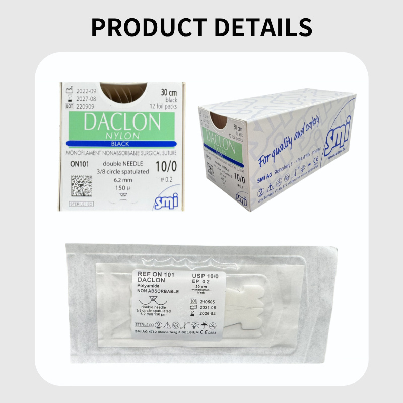 Product specifications – Daclon Nylon, USP sizes and lengths