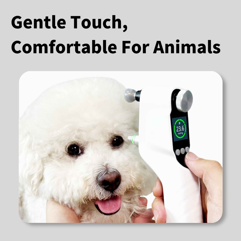 Gentle rebound measurement with single-use probes
